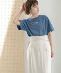 KBF(ケービーエフ)/スモールロゴTシャツ/BLUE