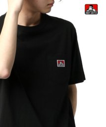 MARUKAWA(マルカワ)/【BEN DAVIS】ベンデイビス Tシャツ 無地 半袖 ポケット 付き ティーシャツ ポケットTシャツ ポケットT ポケT ストリート アメカジ カジュアル/ブラック