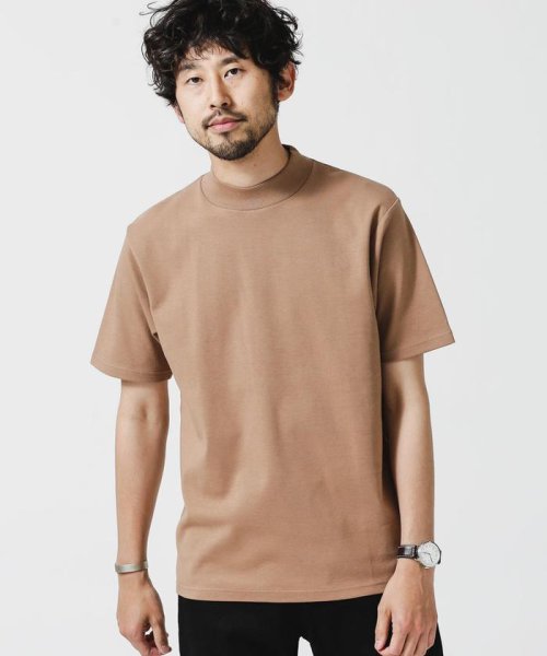 イヤな臭いを軽減 Anti Smell モックネックｔシャツ 半袖 ナノ ユニバース Nano Universe Magaseek