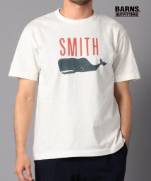 NOLLEY’S goodman(ノーリーズグッドマン)/【BARNS OUTFITTERS/バーンズアウトフィッターズ】別注 吊り編み Tシャツ SMITH/ホワイト