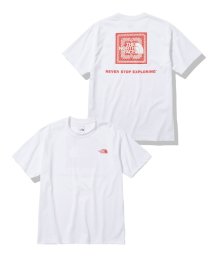 SHIPS MEN(シップス　メン)/THE NORTH FACE: バック バンダナ スクエアー ロゴ Tシャツ/ホワイト