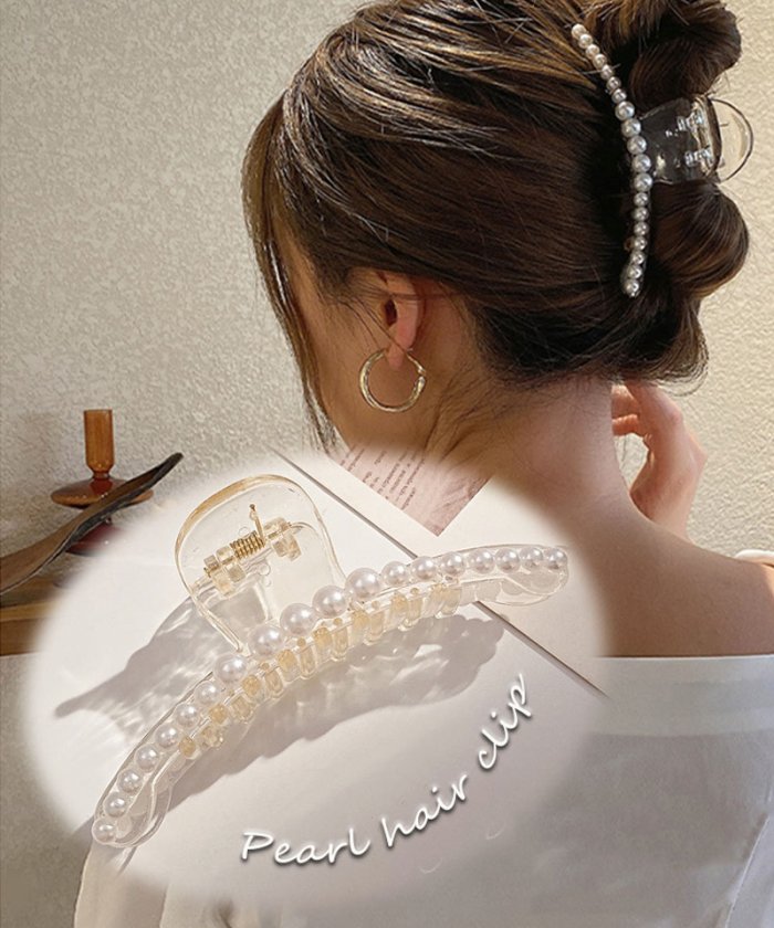 セール 30 Off パール バンスクリップ ヘアクリップ 大粒パール バレッタ まとめ髪 髪飾り ヘアアクセサリー 髪留め ヘアアレンジ アクセント ショッピングゴー Shoppinggo Magaseek