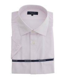 TAKA-Q/ノーアイロン ストレッチ スリムフィット ワイドカラー 半袖 ニットシャツ ワイシャツ/504083288