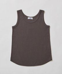 J.PRESS LADIES（LARGE SIZE）(J．プレス　レディス（大きいサイズ）)/スーピマテレコ リブ タンクトップ/グレー系