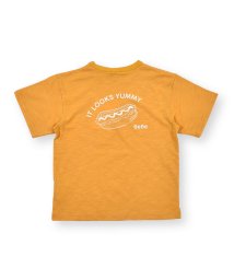 BeBe(ベベ)/スイカ ソーダ ホットドッグ フードモチーフ スラブ 半袖 Tシャツ （90～1/イエロー