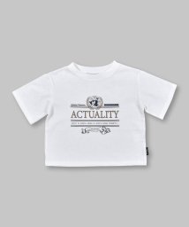 ZIDDY(ジディー)/【一部店舗限定】クロップド ロゴ Tシャツ(130~160cm)/ホワイト