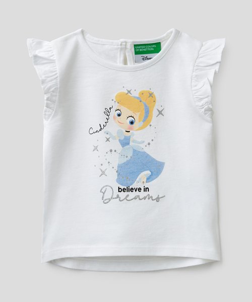 セール ディズニー Disney コラボ キッズプリンセスtシャツ カットソー ユナイテッド カラーズ オブ ベネトン ガールズ Benetton United Colors Of Benetton Girls Magaseek
