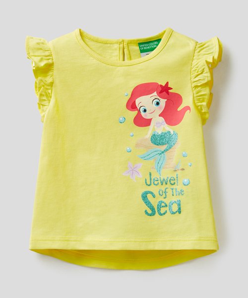セール ディズニー Disney コラボ キッズプリンセスtシャツ カットソー ユナイテッド カラーズ オブ ベネトン ガールズ Benetton United Colors Of Benetton Girls Magaseek