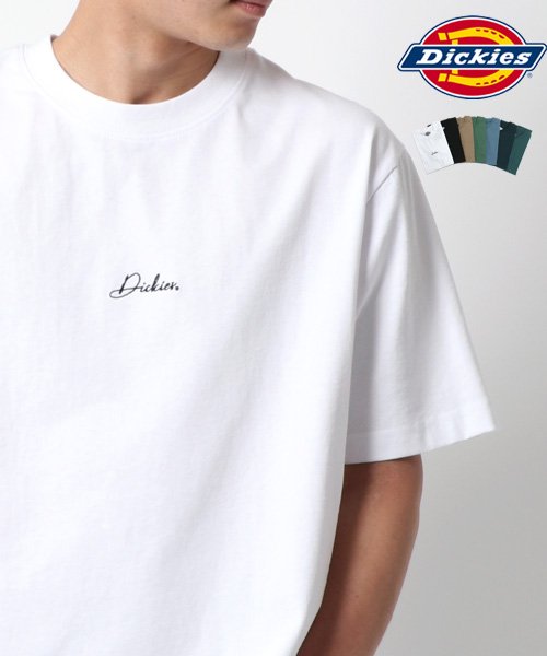 MARUKAWA(マルカワ)/【Dickies】ディッキーズ ロゴ 刺繍 半袖 Tシャツ/ホワイト