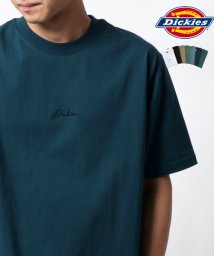 MARUKAWA(マルカワ)/【Dickies】ディッキーズ ロゴ 刺繍 半袖 Tシャツ/ブルー