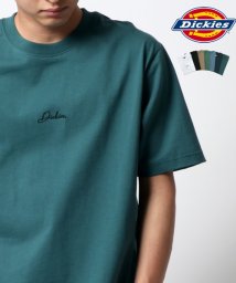 MARUKAWA(マルカワ)/【Dickies】ディッキーズ ロゴ 刺繍 半袖 Tシャツ/グリーンブルー