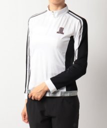 LANVIN SPORT(ランバン スポール)/【ECO】【サンスクリーン】長袖ZIP UPシャツ【アウトレット】/ホワイト系 