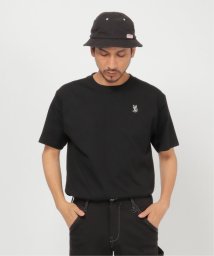 ikka(イッカ)/T－MAC OUTING ロゴTシャツ/ブラック