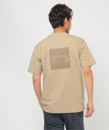 ikka(イッカ)/T－MAC OUTING ロゴTシャツ/ベージュ