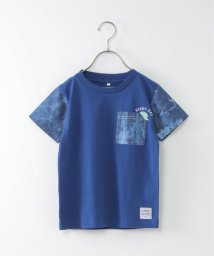 ikka kids(イッカ　キッズ)/ソデデニムポケシシュウＴ/ブルー