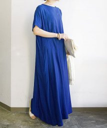 and it_(アンドイット)/ワンピース 春 カジュアル エミュラル emural ビッグシルエットマキシ丈ワンピース【M－L】 夏 ワンピース マキシワンピース ロイヤルブルー ペールグリ/ブルー