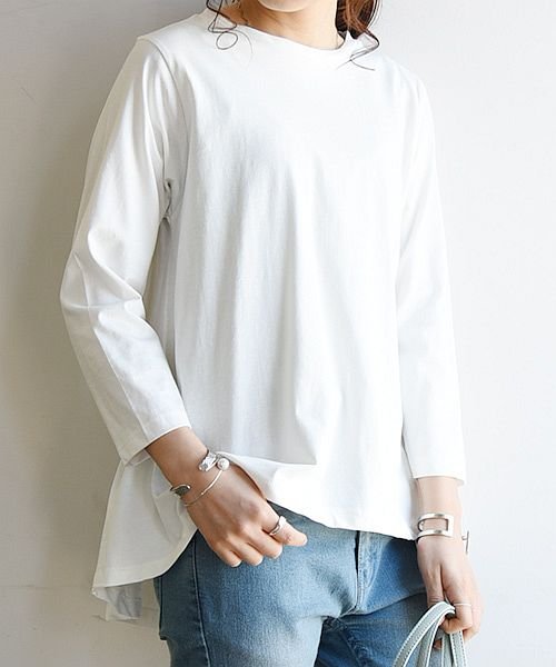 カットソー 七分袖 レディース バックフリル7分袖シルクタッチコットンカットソー M L トップス 春夏秋 オフホワイト 白 ブラック 黒 ベージュ アイスグ アンドイット And It Magaseek カットソー 七分袖 レディース バックフリル7分袖シルクタッチコットンカットソー M L トップス 春夏秋 オフホワイト 白 ブラック 黒 ベージュ アイスグ アンドイット And It Magaseek