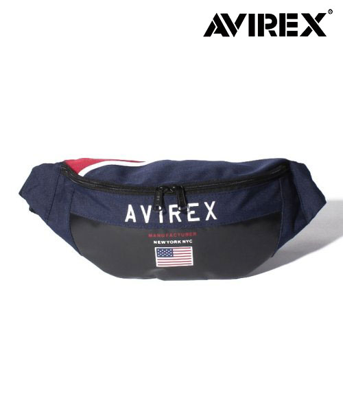 【AVIREX/アヴィレックス】 ボディバッグ/ショルダーバッグ メンズ アメカジ ミリタリー ワーク バッグ ウエストバッグ ウエストポーチ