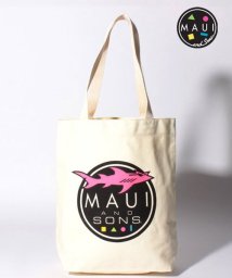 marukawa shonan(marukawa shonan)/【MAUI and Sons/マウイアンドサンズ】 キャンバストート/ サーフ サーファー カジュアル ユニセックス トート バッグ　/柄2