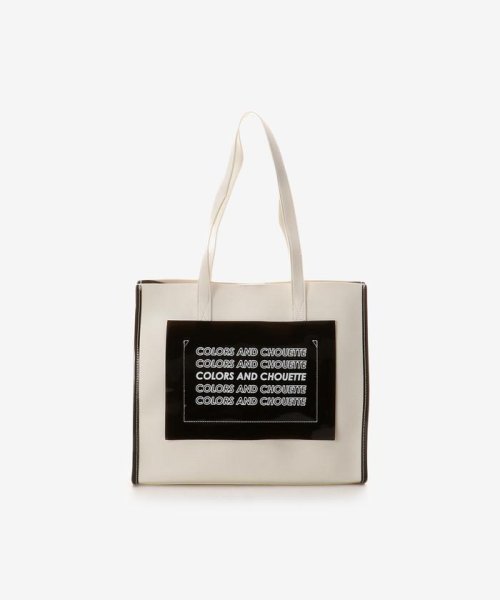 セール ビニールコンビトートバッグ カラーズアンドシュエット Colors Chouette Magaseek