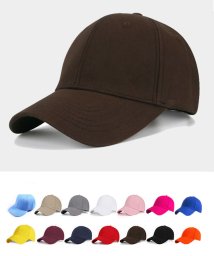 shoppinggo(ショッピングゴー)/帽子 キャップ メンズ レディース 男女兼用 UVカット つば付カーブキャップ 帽子 スポーツ 無地 CAP おしゃれ 野球帽/ブラウン