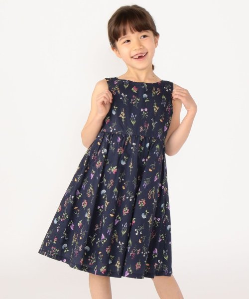セール Ships Kids フラワー ノースリーブ ワンピース 100 130cm シップスキッズ Ships Kids Magaseek