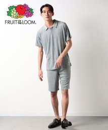 FRUIT OF THE LOOM/FRUIT OF THE LOOM 襟付きパイルルームウェア上下セット / ユニセックス ギフト パジャマ 部屋着 父の日 プレゼント/504076142