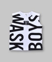WASK(ワスク)/ロゴ プリント 冷感 ノースリーブ Tシャツ (100~160cm)/ホワイト