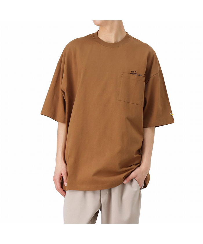 Mark Gonzales マークゴンザレス 胸刺繍ビッグポケットTシャツ 2G7