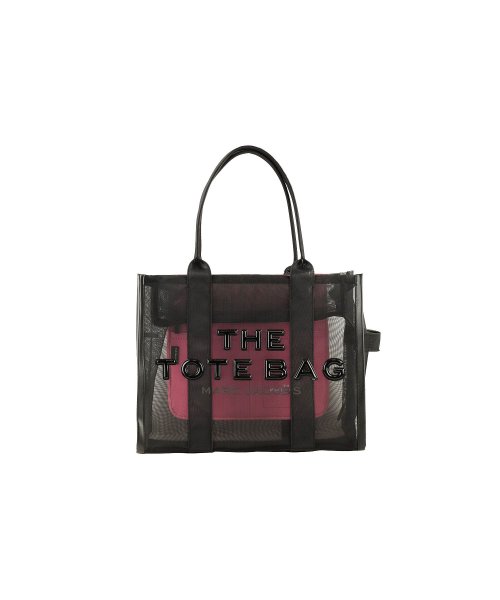  Marc Jacobs(マークジェイコブス)/【MARC JACOBS(マークジェイコブス)】MarcJacobs マークジェイコブス THE MESH TOTE BAG/ブラック