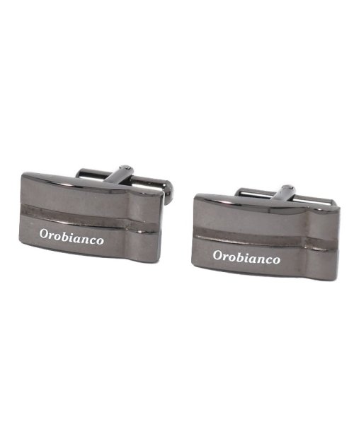 Orobianco(Pen)(オロビアンコ（ボールペン・タイピン・カフス）)/カフス ORC8006B/BLACK
