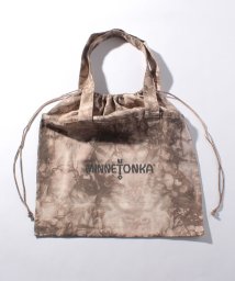 MINNETONKA(MINNETONKA)/Drawstring tote bag bigger/ブラウン