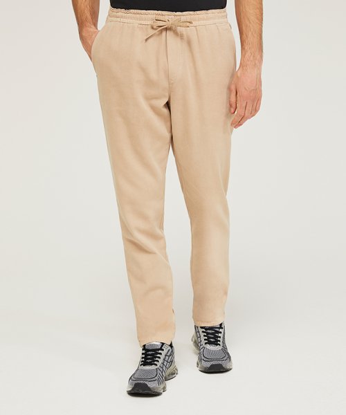 セール リネンキャンバスジョガーパンツ シスレー メンズ Sisley Magaseek