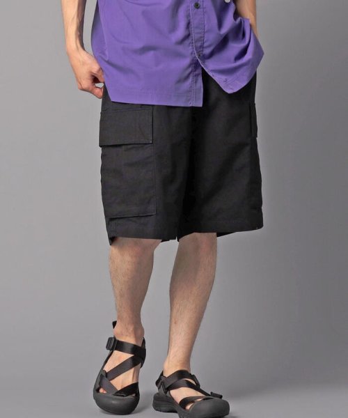 WORK ABOUT(WORK ABOUT)/【WORK ABOUT/ワークアバウト】MIL CARAD SHORT PANTS カーゴパンツ/ブラック