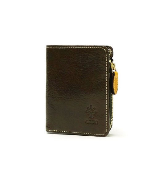 アルベロ 財布 ALBERO 二つ折り 二つ折り財布 PIERROT ピエロ 小銭入れ 縦型 薄い 本革 革 レザー レディース 6434 