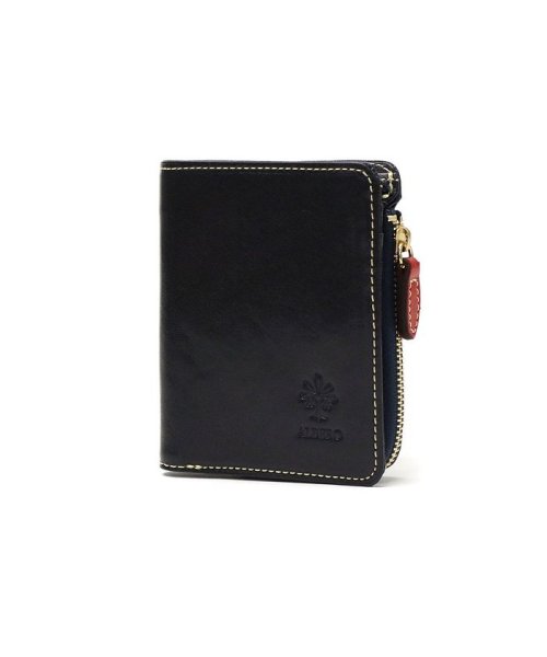 アルベロ 財布 ALBERO 二つ折り 二つ折り財布 PIERROT ピエロ 小銭入れ 縦型 薄い 本革 革 レザー レディース 6434 