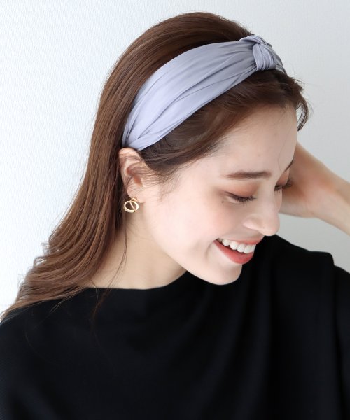 ターバン風シャイニーサテンカチューシャ ブルーイースト Blueeast Magaseek