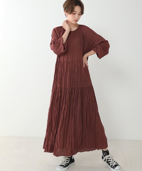 セール イージーケア ワッシャーワンピース ブージュルード Bou Jeloud Magaseek