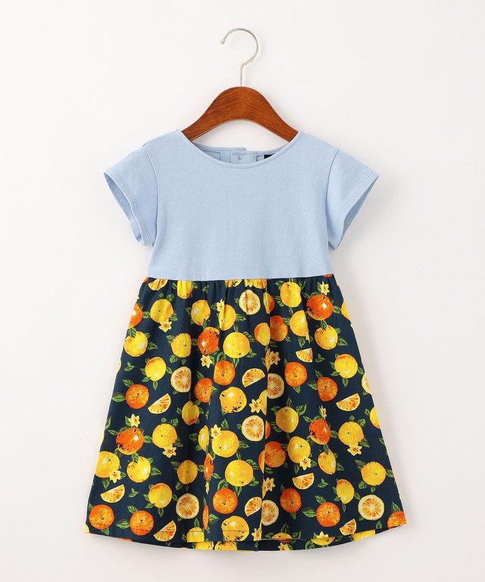 フルーツ柄 生地 キッズワンピースの人気商品 通販 価格比較 価格 Com