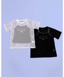 ZIDDY(ジディー)/メッシュ Tシャツ + タンクトップ セット(130~160cm)/ホワイト