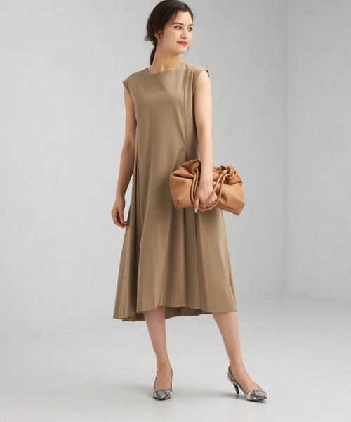 セール 50 Off Cs コットン ポンチ ノースリーブ ワンピース グリーンレーベルリラクシング Green Label Relaxing Magaseek