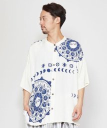 CAYHANE(チャイハネ)/【チャイハネ】サンムーンMEN'Sシャツ IAC－1216/ホワイト
