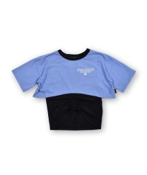 ZIDDY(ジディー)/【一部店舗限定】クロップド レイヤード風 Tシャツ(130~160cm)/ブルー