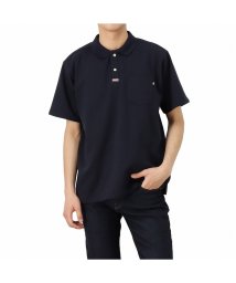 MAC HOUSE(men)(マックハウス（メンズ）)/NAVY ネイビー リップルポロシャツ MH/03774SS/ネイビー