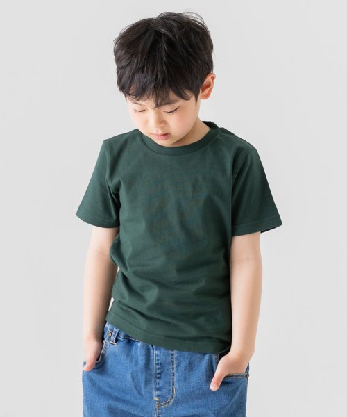 chil2(チルツー)/無地半袖Tシャツ/グリーン