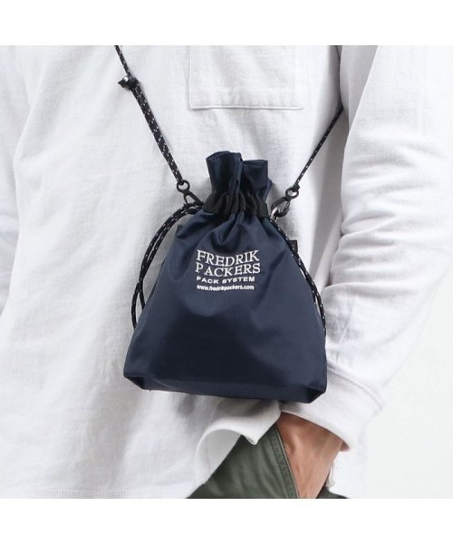 FREDRIK PACKERS(フレドリックパッカーズ)/【日本正規品】フレドリックパッカーズ ショルダーバッグ FREDRIK PACKERS 210D PINION POUCH 巾着 ミニショルダー/ネイビー