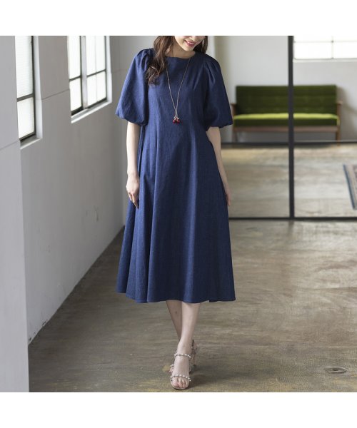 ローズティアラ Rose Tiara L Size ソフトデニムバックギャザーワンピース Magaseek ローズティアラ Rose Tiara L Size ソフトデニムバックギャザーワンピース Magaseek