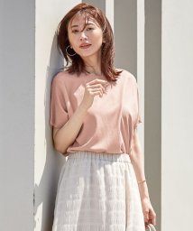 J.PRESS LADIES(J．プレス　レディス)/【UVカット・洗える】Functional Cotton Blend 袖レース ニット/ピンク系