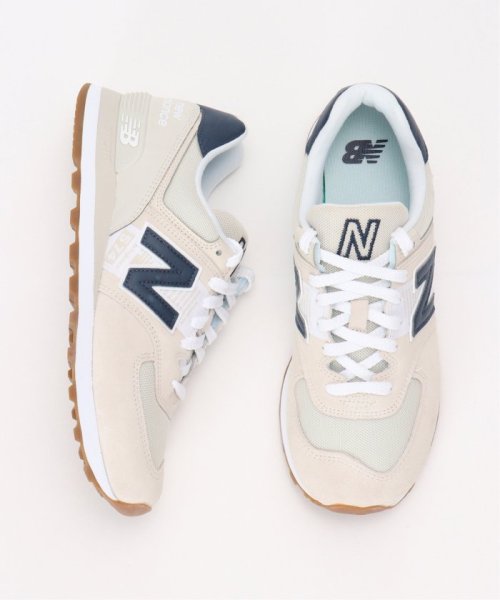 ikka(イッカ)/New Balance ML 574/ホワイト