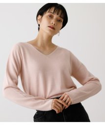 AZUL by moussy(アズールバイマウジー)/NUDIE 2WAY V／N KNIT ２/L/PNK1